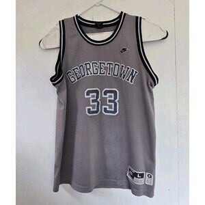 Vtg Nike Patrick Ewing #33 1982 Georgetown Hoyas NCAA Basketball Jersey Large